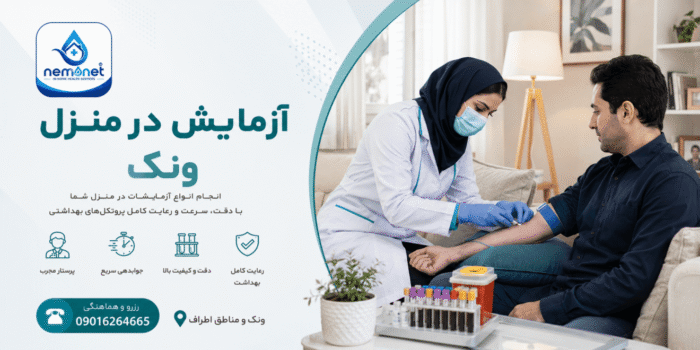 آزمایش در منزل ونک